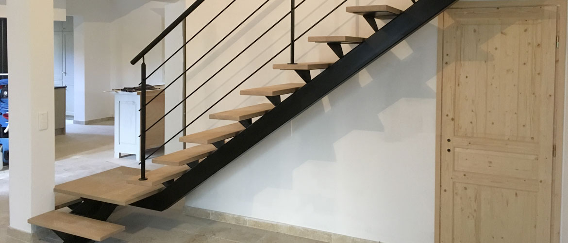 Fabrication & installation d'escaliers sur-mesure