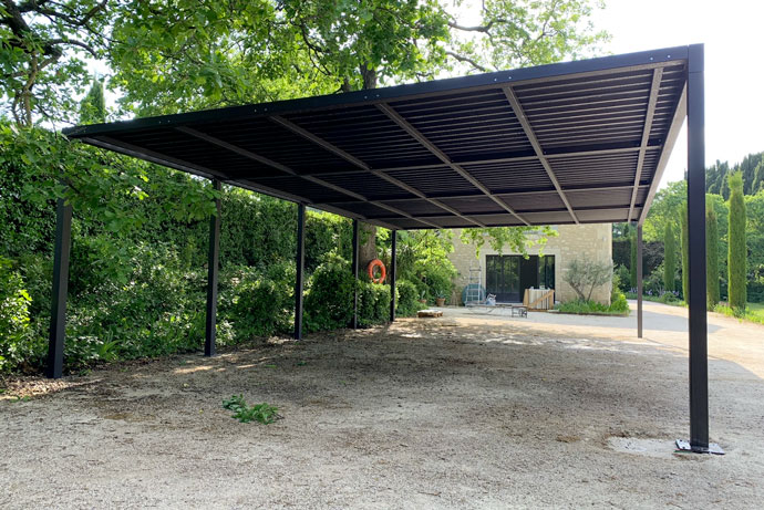 Réalisation d'un car port