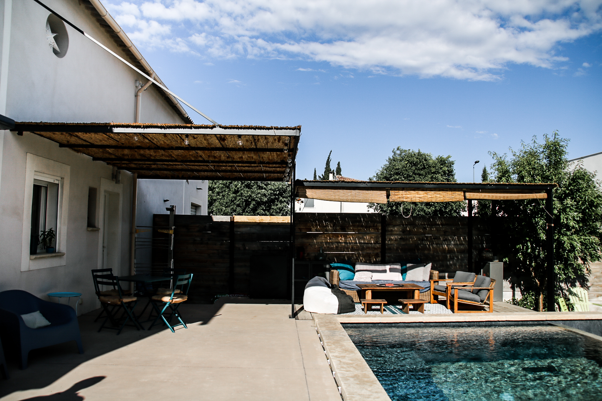 Réalisation d'une pergola